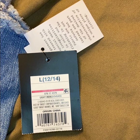 Art Class Distressed Denim Jean Jacket - Picture 4 of 7